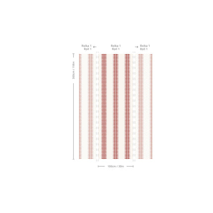 Wallcolors Tapeta Ornament Line Clay - Elegant Design, Easy Applicatio