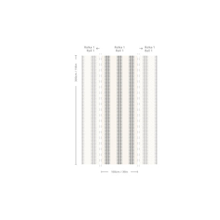 Wallcolors Tapeta Ornament Line Clay - Elegant Design, Easy Applicatio