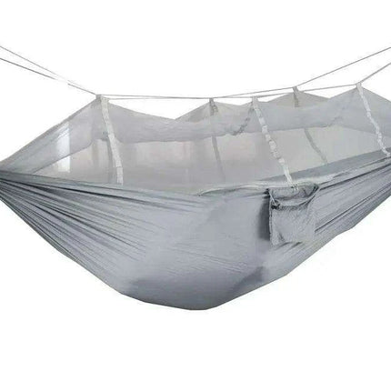 Outdoor Adventure Hammock with Insect Protection - Lightweight Portable Hanging Bed for Camping Comfort..