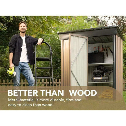 Outdoor Metal Storage Shed - Durable and Secure Garden Organization Solution- Très Elite- Très Elite