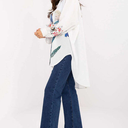 Oversized Pink Long Sleeve Shirt Model 206733 Lightweight - Très Elite