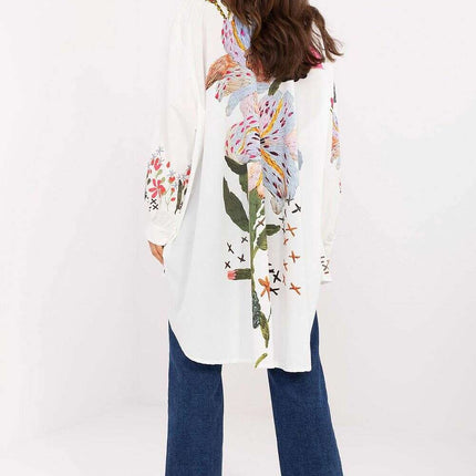 Oversized Pink Long Sleeve Shirt Model 206733 Lightweight - Très Elite