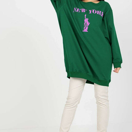 Oversized Women’s Sweatshirt – Soft Cotton Blend, Modern Style - Très Elite