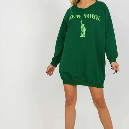 Oversized Women’s Sweatshirt – Soft Cotton Blend, Modern Style - Très Elite