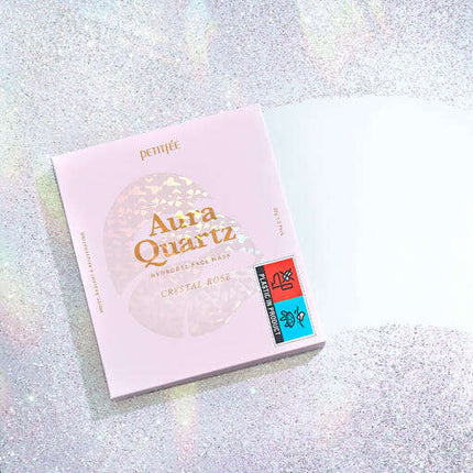 PETITFEE Aura Quartz Hydrogel Face Mask Crystal Rose 30g X 5ea - Très Elite