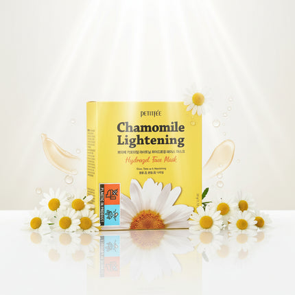 PETITFEE Chamomile Lightening Hydrogel Face Mask 32g X 5ea - Très Elite