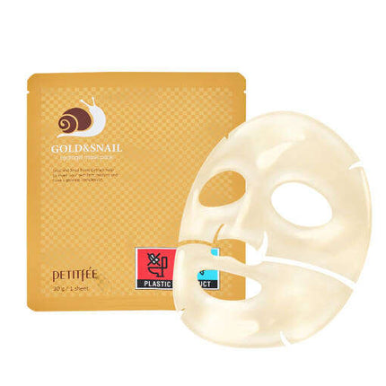 PETITFEE GOLD & SNAIL Hydrogel Mask Pack 30g X 5ea - Très Elite