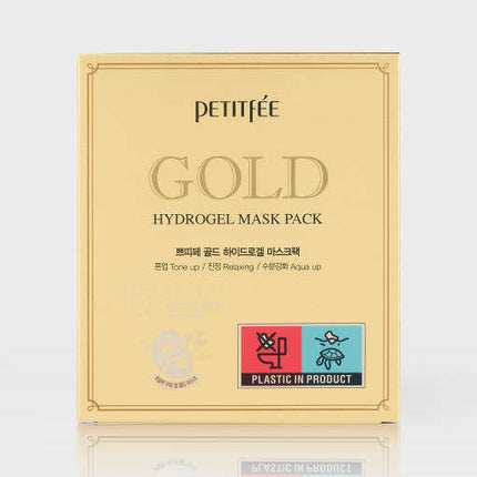 PETITFEE Gold Hydrogel Mask Pack 32g X 5ea - Très Elite
