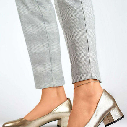 PRIMO Eco-Friendly Block Heel Pumps - Chic Comfort for the Modern Woman - Très Elite