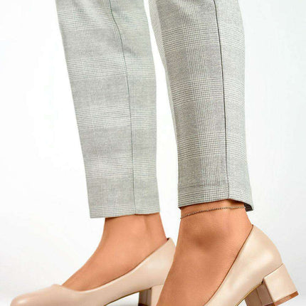 PRIMO Eco-Friendly Block Heel Pumps - Chic Comfort for the Modern Woman - Très Elite