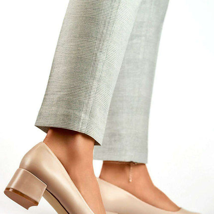 PRIMO Eco-Friendly Block Heel Pumps - Chic Comfort for the Modern Woman - Très Elite