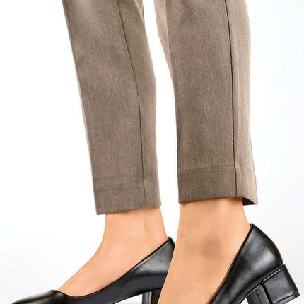PRIMO Eco-Friendly Block Heel Pumps - Chic Comfort for the Modern Woman - Très Elite