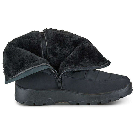 PRIMO Women's Winter Snow Boots with Side Zips & Fur Insulation - Très Elite