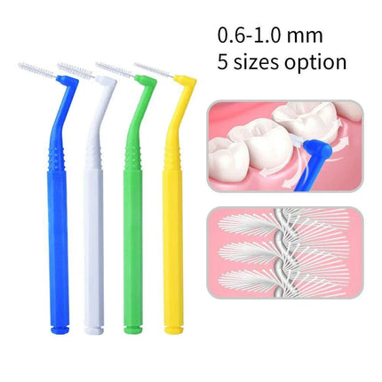 Pack Interdental Brushes for Adults - Flossing Tool for Dental Care and Orthodontics (0.6-1.0 mm) - Très Elite
