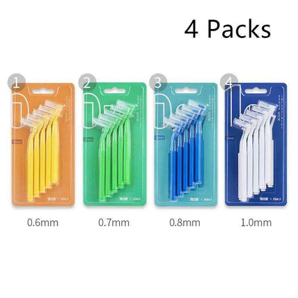 Pack Interdental Brushes for Adults - Flossing Tool for Dental Care and Orthodontics (0.6-1.0 mm) - Très Elite