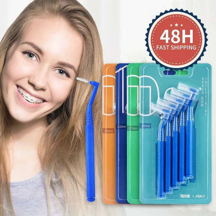 Pack Interdental Brushes for Adults - Flossing Tool for Dental Care and Orthodontics (0.6-1.0 mm) - Très Elite