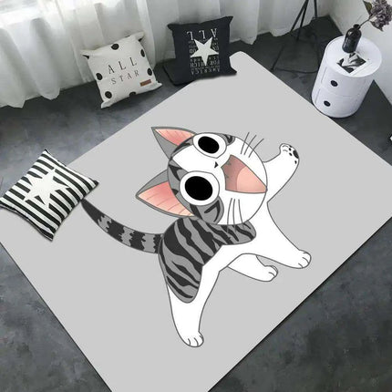 Pampered Kitty Luxury Comfort Rug Collection with Non-Slip Backing | Elevate Your Home and Feline Experience..