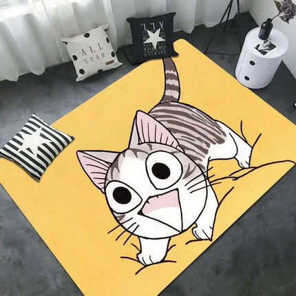 Pampered Kitty Luxury Comfort Rug Collection with Non-Slip Backing | Elevate Your Home and Feline Experience..
