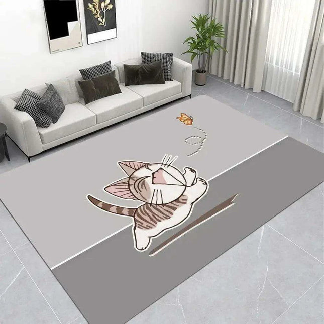 Pampered Kitty Luxury Comfort Rug Collection with Non-Slip Backing | Elevate Your Home and Feline Experience