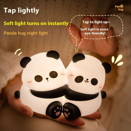 Panda Cuddle LED Night Light for Desk Decor - Très Elite