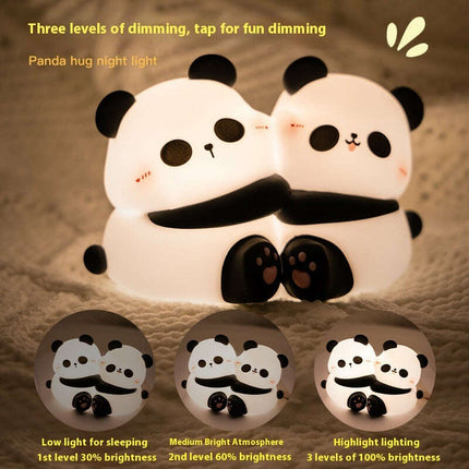 Panda Cuddle LED Night Light for Desk Decor - Très Elite