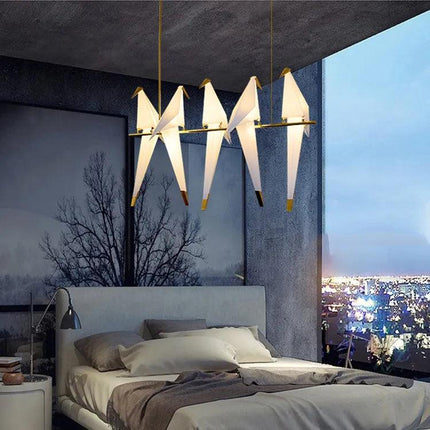 Nature-Inspired Nordic Bird Ceiling Lamp with Elegant Design