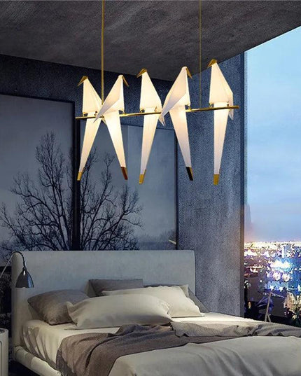 Nature-Inspired Nordic Bird Ceiling Lamp with Elegant Design