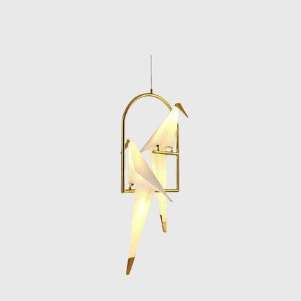 Nature-Inspired Nordic Bird Ceiling Lamp with Elegant Design