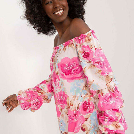 Parisian Blossom Chic Top Elegant European Versatile Blouse - Très Elite