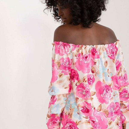 Parisian Blossom Chic Top Elegant European Versatile Blouse - Très Elite