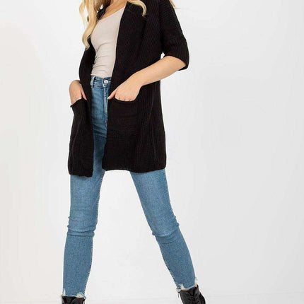 Parisian Cardigan With Pockets Three Quarter Sleeve - Très Elite
