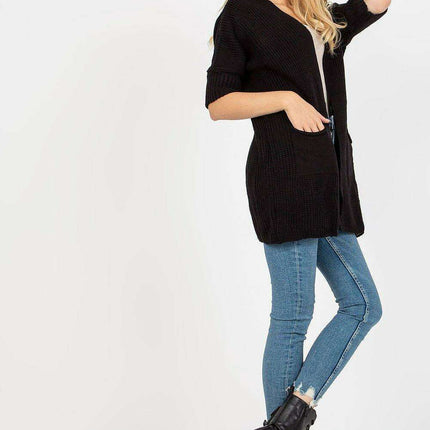 Parisian Cardigan With Pockets Three Quarter Sleeve - Très Elite