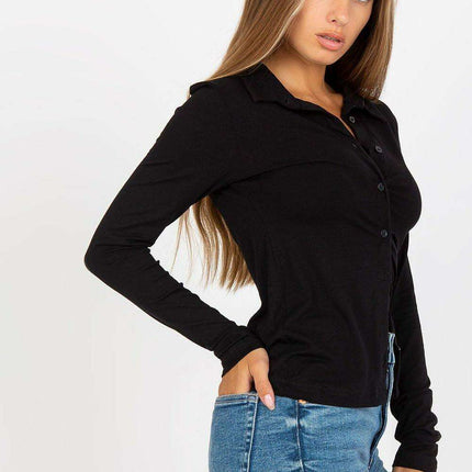Parisian Chic Cotton Button Up Shirt For Women Elegant Top - Très Elite