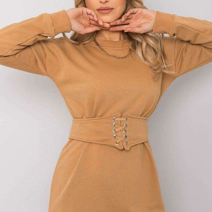 Parisian Chic Tracksuit Mini Dress For Everyday Wear