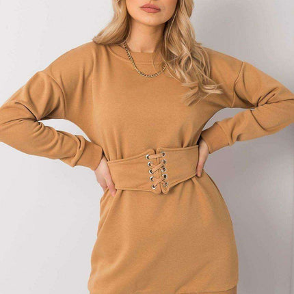 Parisian Chic Tracksuit Mini Dress For Everyday Wear - Très Elite