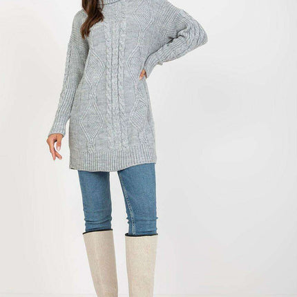 Parisian Chic Turtleneck Sweater Cozy Knit Boucle Blend - Très Elite