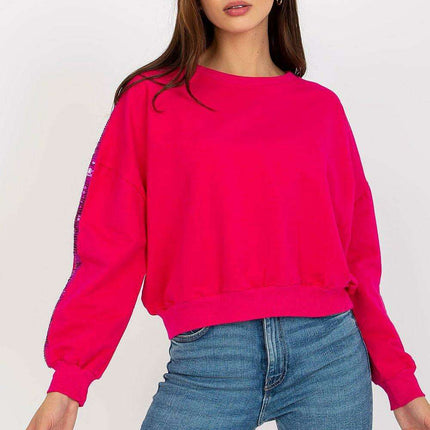 Parisian Glam Sparkle Sweatshirt For Chic Comfort Everyday - Très Elite