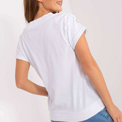 Parisian Glitter Heart Blouse Elegant European Design - Très Elite