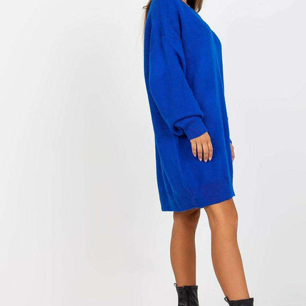 Parisian Heart Long Sleeve Knit Dress For Women Casual Wear - Très Elite