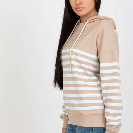 Parisian Striped Hoodie Sweatshirt For Women Cozy Chic - Très Elite