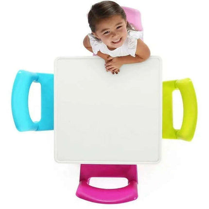 Pastel Kids' Activity Table and Chairs Set - Encourage Imagination - Très Elite