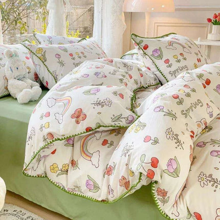 Pastoral Floral Charm Girl's Bedding Collection - Très Elite