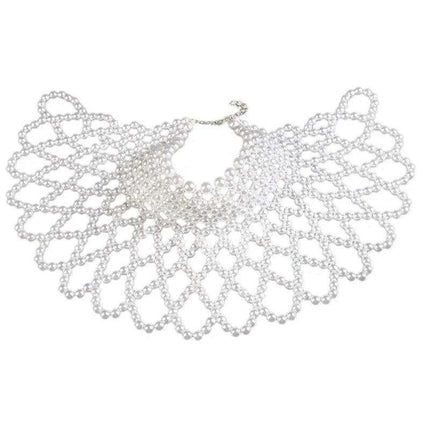 Pearl Elegance Choker and Body Chain Set - Très Elite