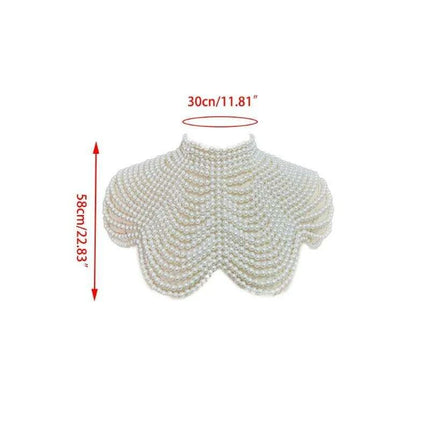Pearl Elegance Choker and Body Chain Set - Très Elite