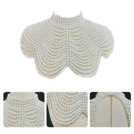 Pearl Elegance Choker and Body Chain Set - Très Elite