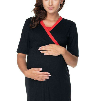 PeeKaBoo Elegant Maternity Nightwear Collection with Matching Robe - Très Elite