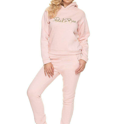 PeeKaBoo Iconic Logo Hoodie and Sweatpants Set for Cozy Style - Très Elite