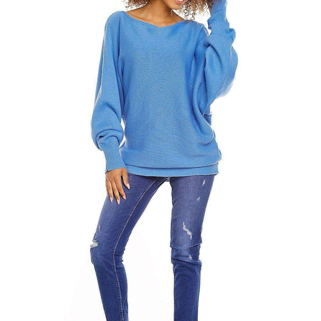 Peekaboo Maternity Boat Neckline Sweater