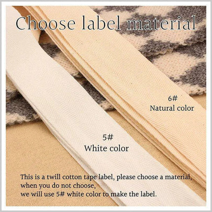 Personalized Eco-Friendly Organic Cotton Twill Labels for Handmade Crafts - Custom Designs & Free Shipping - Très Elite