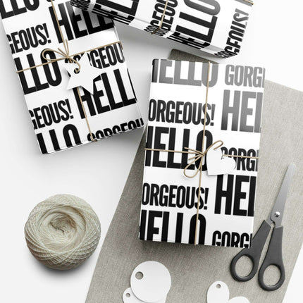 Personalized Elegant Gift Wrap Paper - Elevate Your Gifting Experience - Très Elite